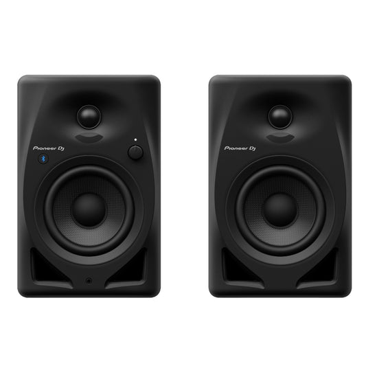 Pioneer DJ DM-40D-BT 4” Desktop Monitor System with Bluetooth - Pair (Black)
