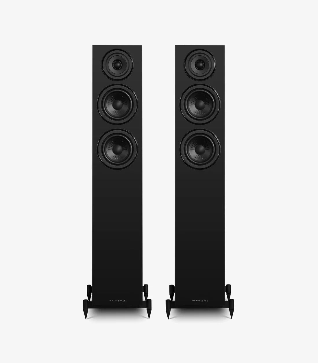 Audiolab 6000A MKII Integrated Amplifier (Black) + Wharfedale Diamond 12.3I Floorstand Speakers - Pair (Black)