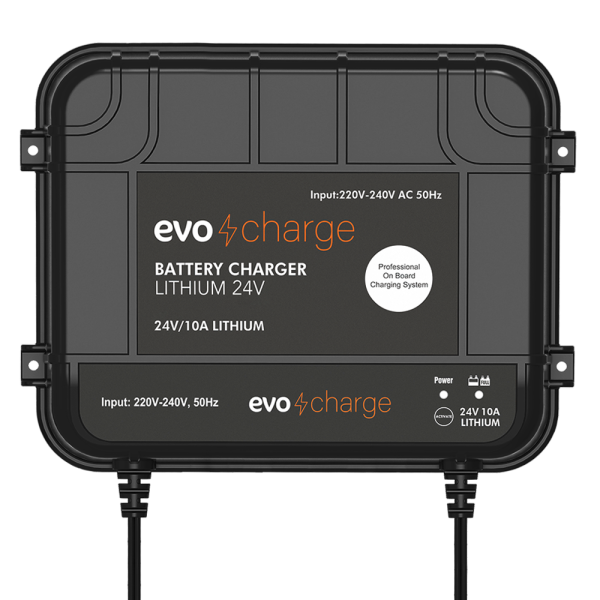 EvoCharge 24V LiFePO4 Lithium Battery Charger - Each