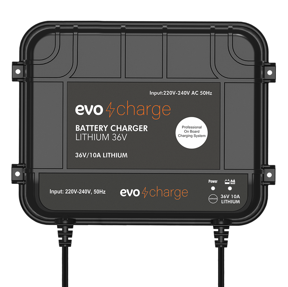 EvoCharge 36V LiFePO4 Lithium Battery Charger - Each