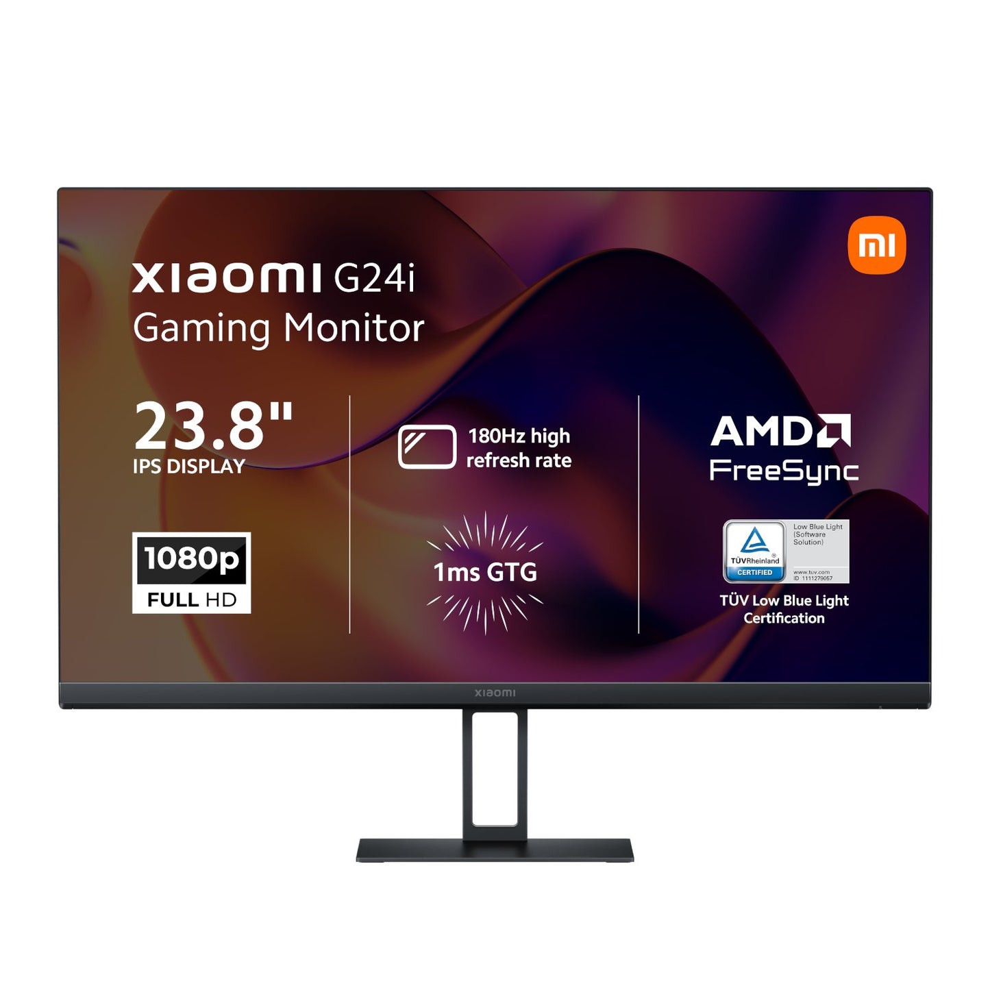 Xiaomi G24i 24″ Full HD 1080p IPS Gaming Monitor (180Hz, 1ms, 16:9, HDMI/DP, & AMD FreeSync)