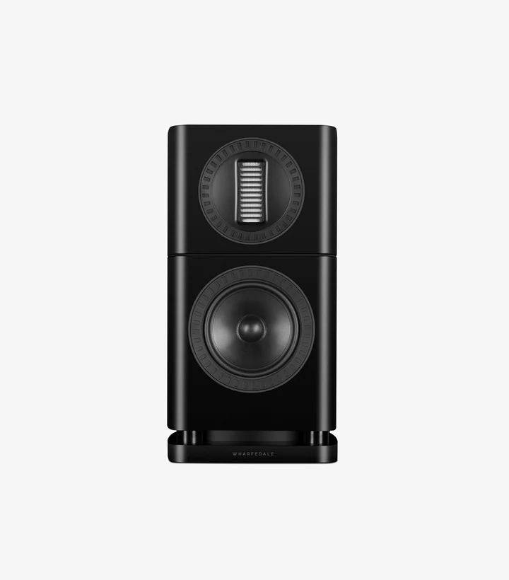 Wharfedale ELYSIAN 1R Standmount Loudspeakers with Speaker Stands- Pair (Black)