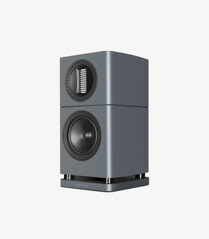Wharfedale ELYSIAN 1R Standmount Loudspeakers with Speaker Stands- Pair (Lunar Grey)