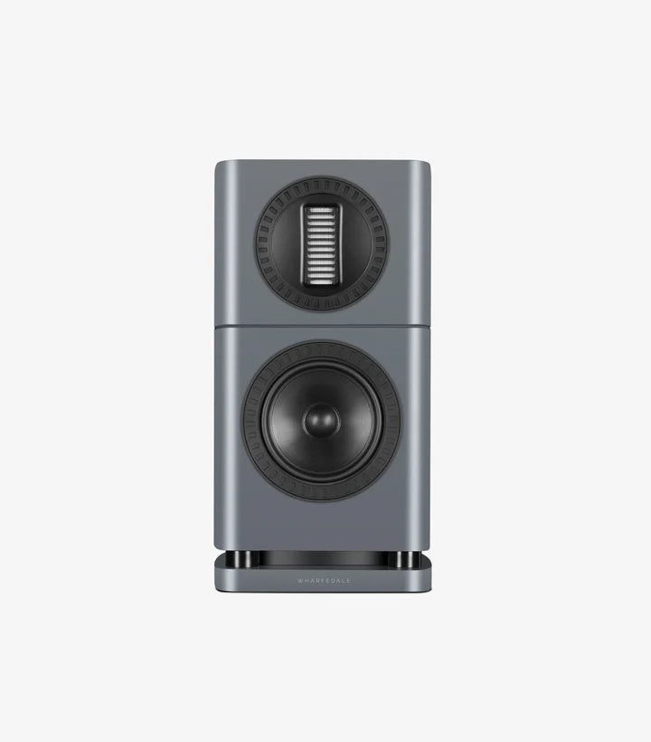 Wharfedale ELYSIAN 1R Standmount Loudspeakers with Speaker Stands- Pair (Lunar Grey)