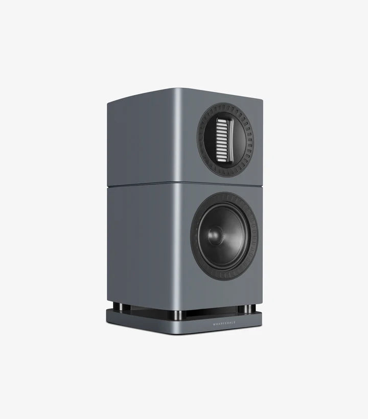 Wharfedale ELYSIAN 1R Standmount Loudspeakers with Speaker Stands- Pair (Lunar Grey)
