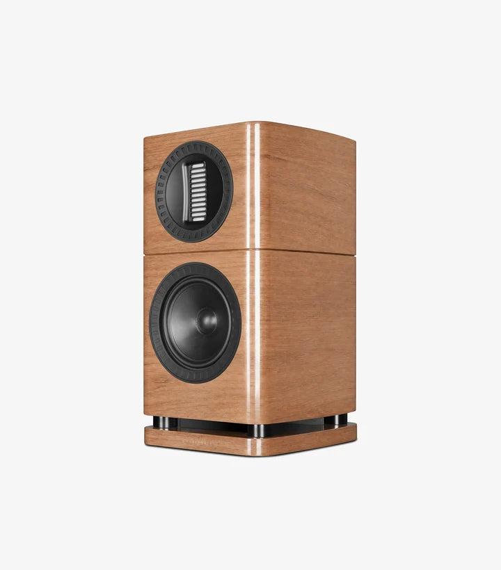 Wharfedale ELYSIAN 1R Standmount Loudspeakers with Speaker Stands- Pair (Walnut)