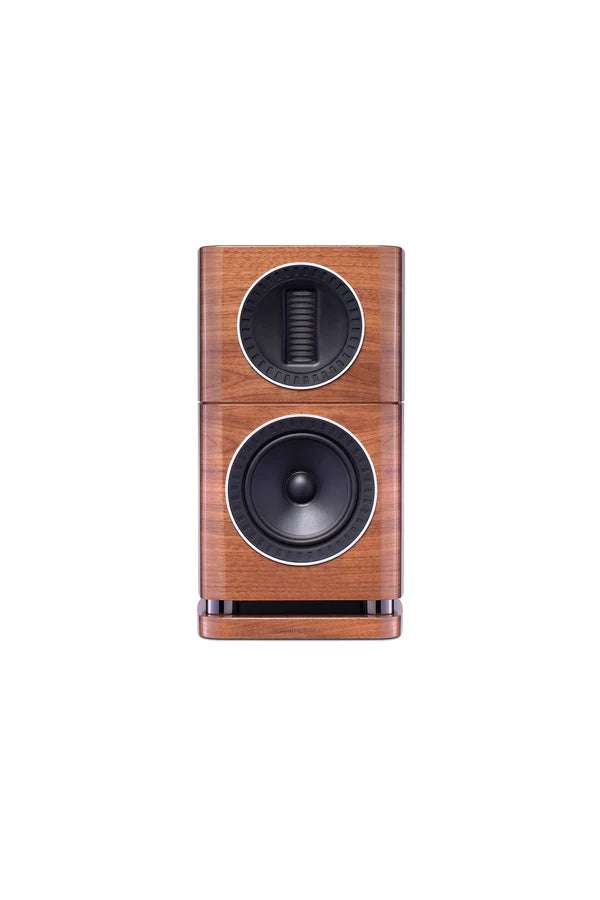 Wharfedale Elysian 1 Standmount Speaker -Pair - Walnut - With Stand - Black