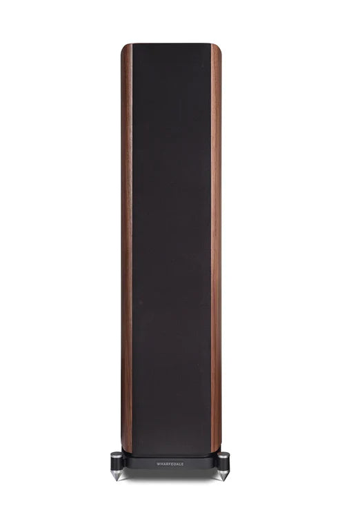 Audiolab 9000CDT CD Transport (Black) + Audiolab 9000A Integrated Amplifier (Black) + Wharfedale EVO4.3 Floorstanding Speakers - Pair (Brown)