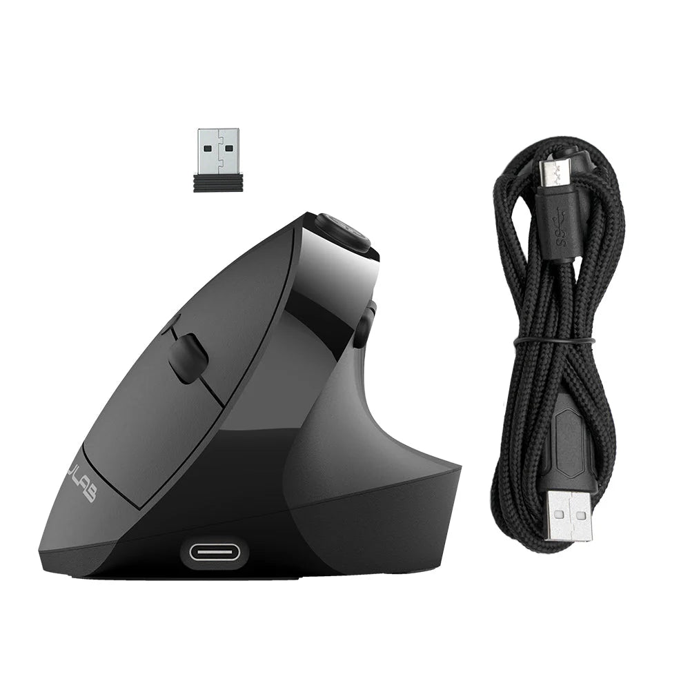 JLAB JBuds Ergonomic Wireless Vertical Mouse - Black