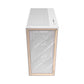 Antec FLUX Mid-Tower E-ATX Gaming Chassis Wood Front Panel - White