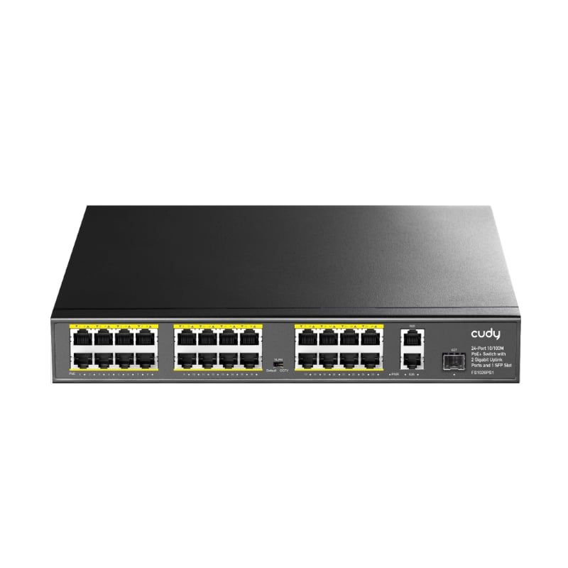 cudy 24-Port Unmanaged POE Switch – Rack Mount