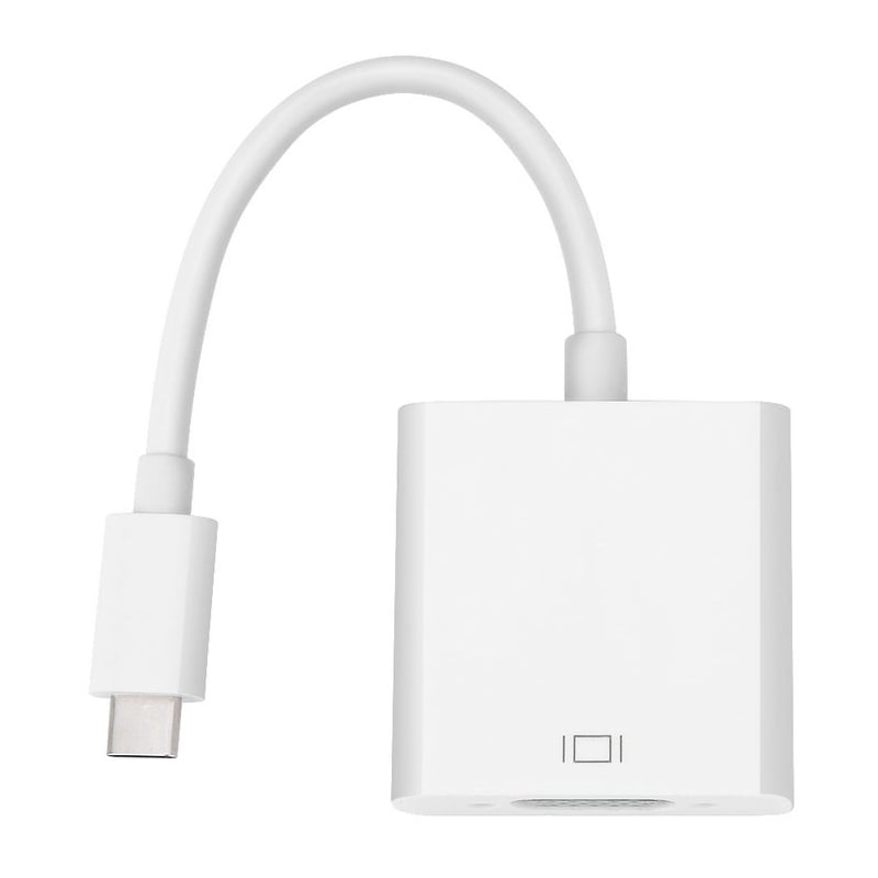 Gizzu 1080P Type-C to VGA Adapter Poly