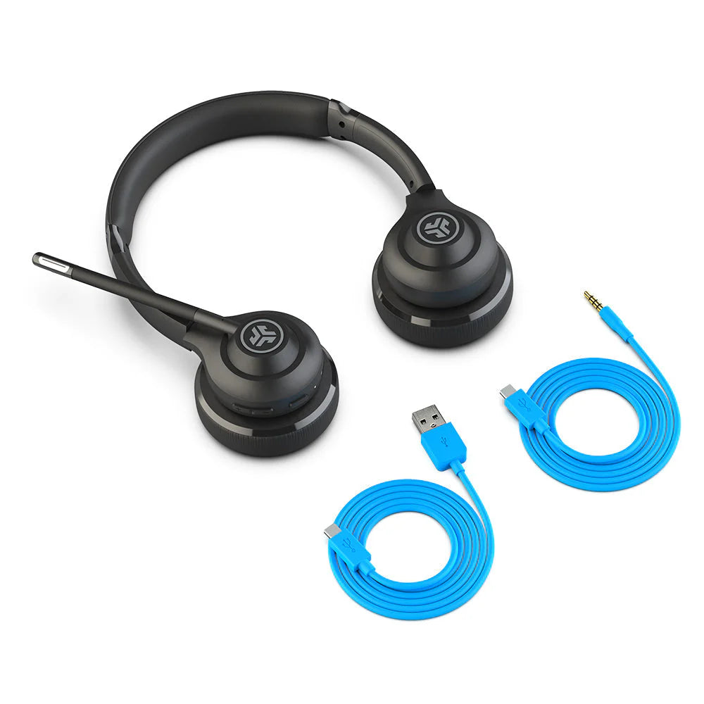 JLab Audio Go Work Wireless & Wired On-Ear Headset - Each - Black