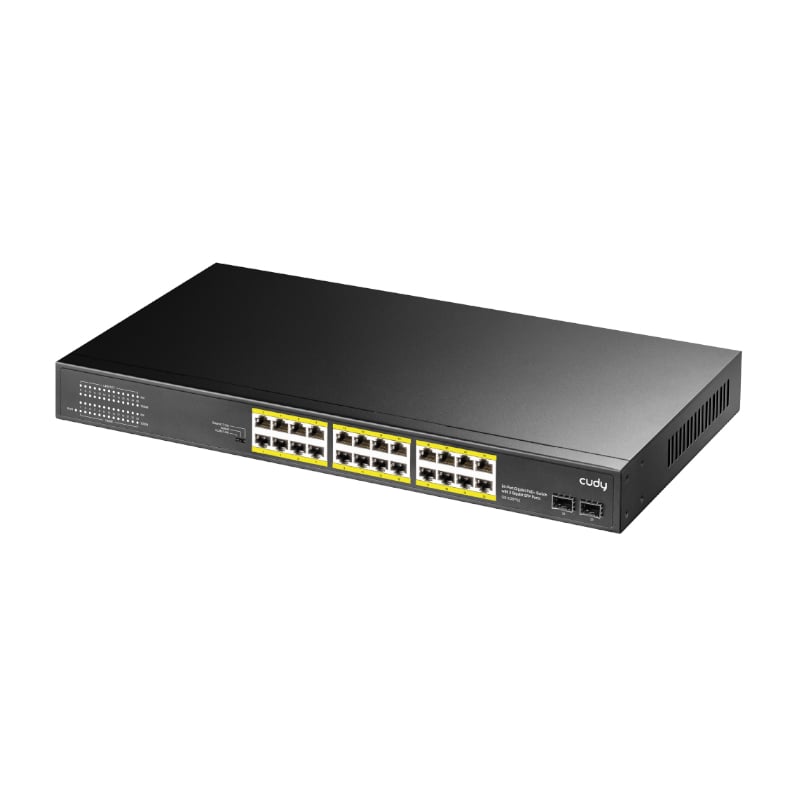 cudy 24-Port Gigabit PoE+ Unmanaged Switch