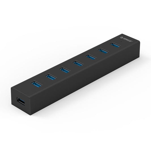 ORICO 7 Port USB3.0 Aluminium Hub – Black