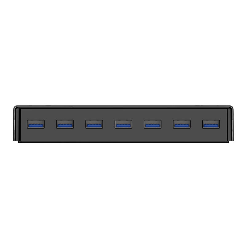 ORICO 7 Port Additional Power USB3.0 Hub – Black