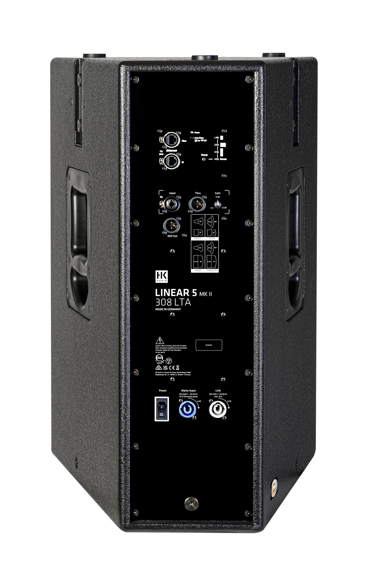 HK Audio LINEAR 5 MKII 308 LTA Stage Monitor - Each - Black