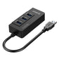 ORICO 3 Port USB3.0 Hub With Gigabit Ethernet Adapter – Black