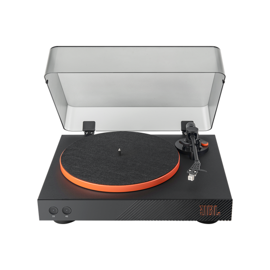 JBL Spinner BT Bluetooth Turntable - Black and Orange