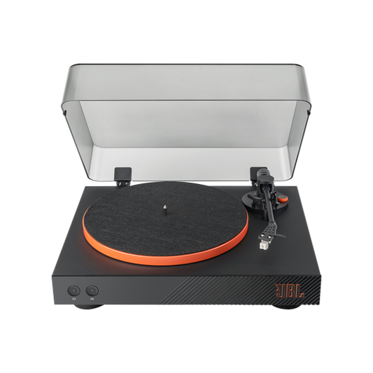 JBL Spinner BT Bluetooth Turntable - Black and Orange