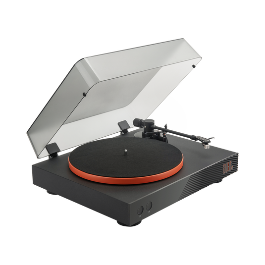 JBL Spinner BT Bluetooth Turntable - Black and Orange