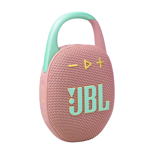 JBL Clip 5 Ultra-Portable and Waterproof Bluetooth Speaker - Pink