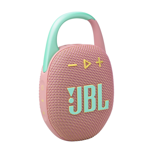 JBL Clip 5 Ultra-Portable and Waterproof Bluetooth Speaker - Pink