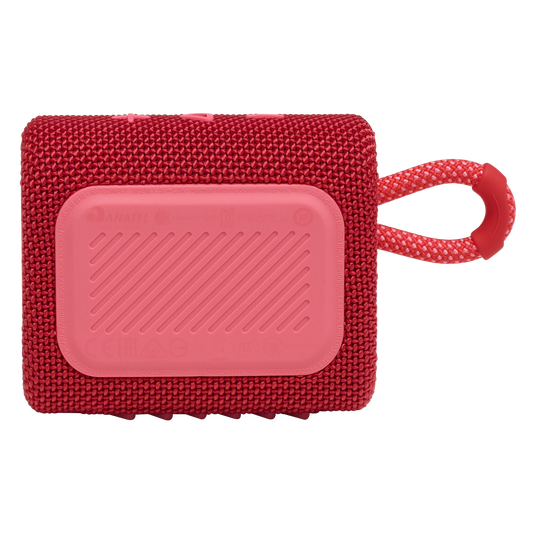 JBL GO 3 Portable Waterproof Bluetooth Speaker - Red