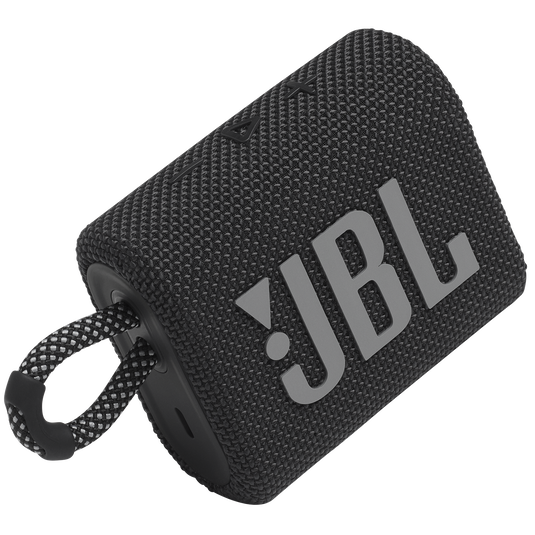 JBL GO 3 Portable Waterproof Bluetooth Speaker - Black