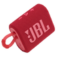 JBL GO 3 Portable Waterproof Bluetooth Speaker - Red