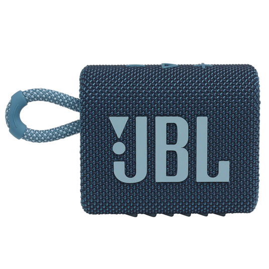 JBL GO 3 Portable Waterproof Bluetooth Speaker - Blue