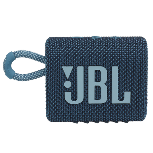 JBL GO 3 Portable Waterproof Bluetooth Speaker - Blue