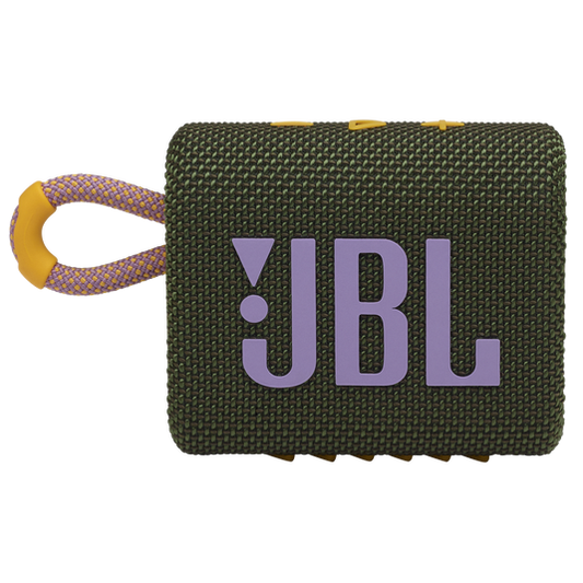 JBL GO 3 Portable Waterproof Bluetooth Speaker - Green