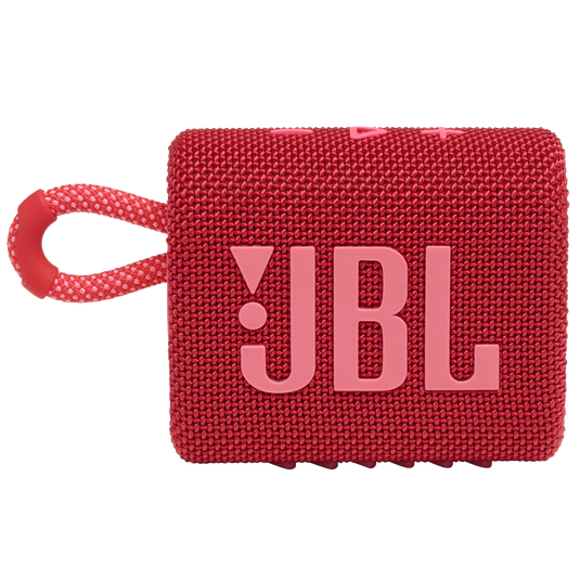 JBL GO 3 Portable Waterproof Bluetooth Speaker - Red