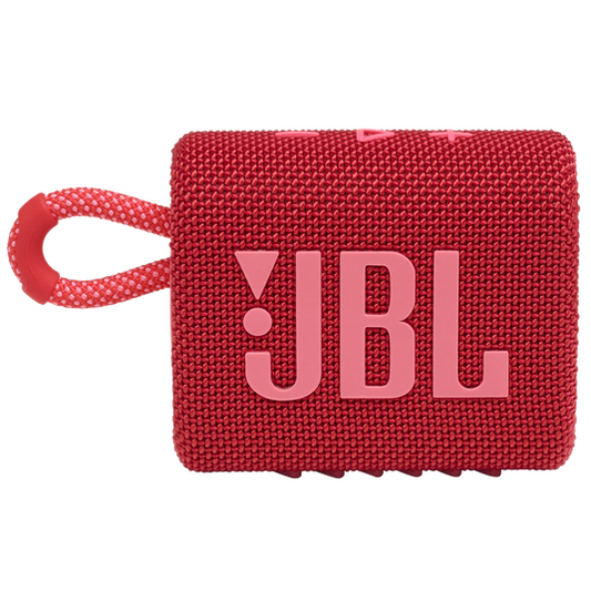 JBL GO 3 Portable Waterproof Bluetooth Speaker - Red