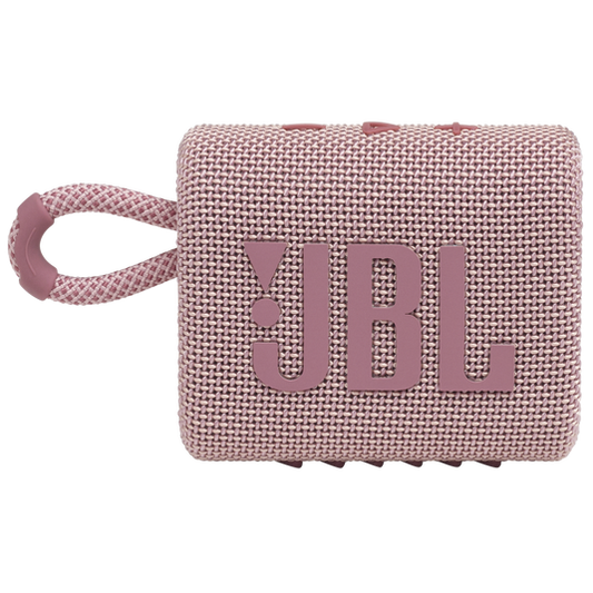 JBL GO 3 Portable Waterproof Bluetooth Speaker - Pink
