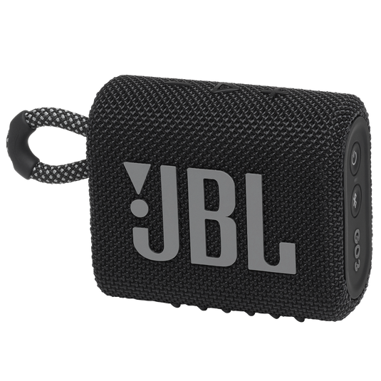 JBL GO 3 Portable Waterproof Bluetooth Speaker - Black