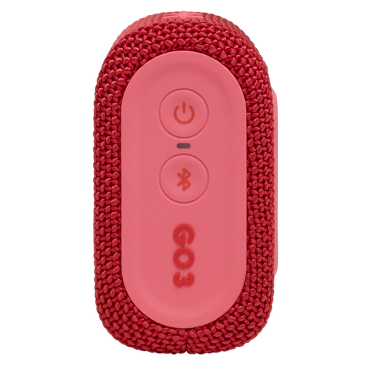 JBL GO 3 Portable Waterproof Bluetooth Speaker - Red