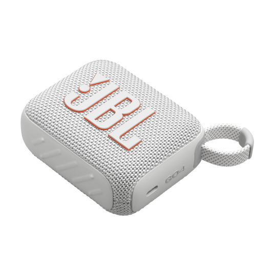 JBL GO 4 Ultra-Portable Bluetooth Speaker - White