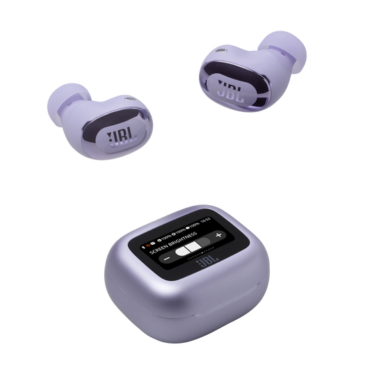 JBL Live Buds 3 True Wireless Noise-Cancelling Bud-Type Earbud with Smart Charging Case - Purple