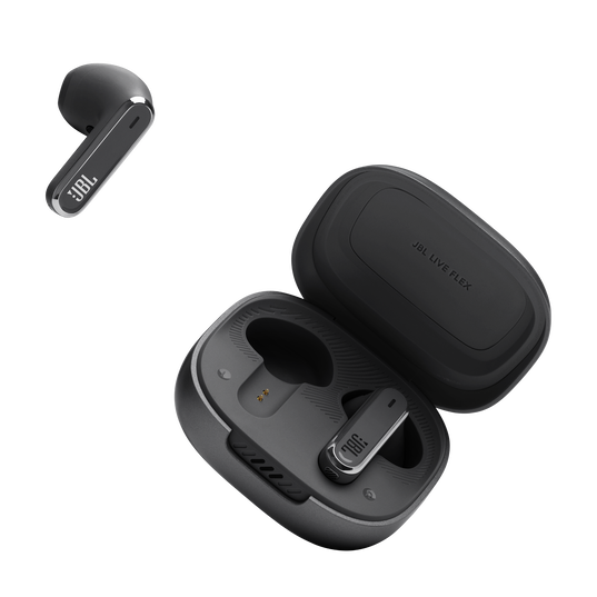 JBL Live Flex True Wireless Noise Cancelling Earbuds - Black