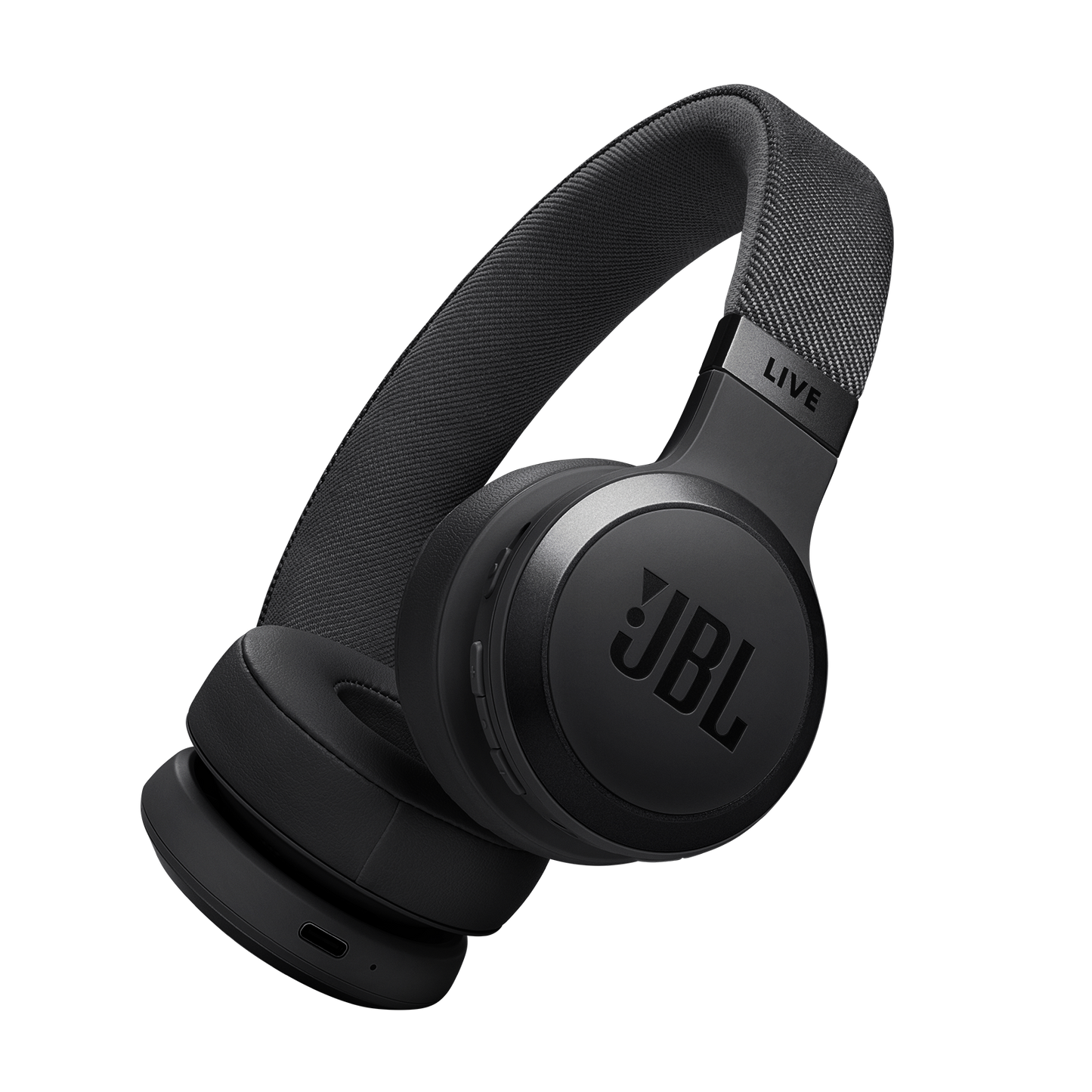 JBL Live 670NC Wireless On-Ear Headphones with True Adaptive Noise Cancelling - Black