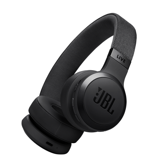 JBL Live 670NC Wireless On-Ear Headphones with True Adaptive Noise Cancelling - Black