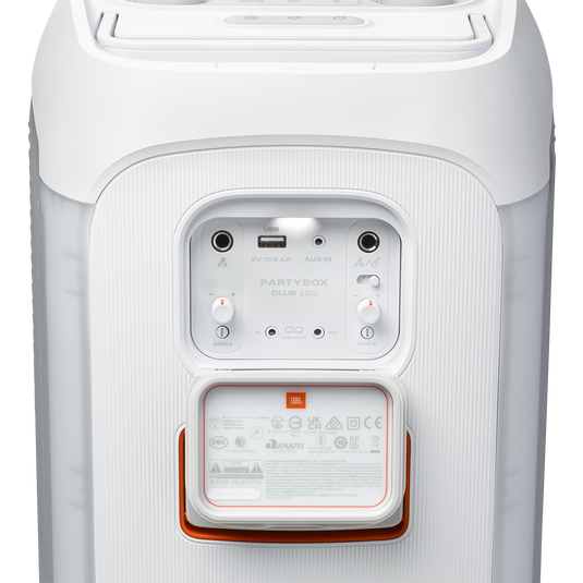 JBL PartyBox Club 120 Bluetooth Party Speaker - Each - White