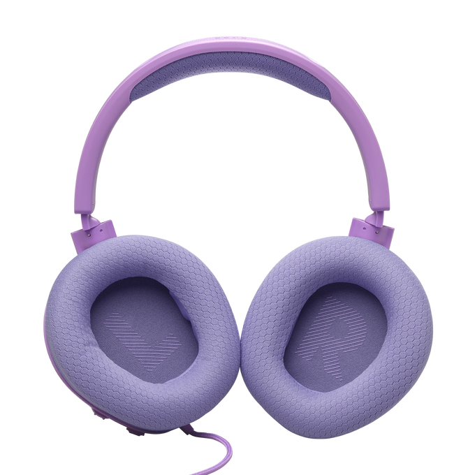 JBL Quantum 100M2 Wired Over-Ear Gaming Headset with Omnidirectional Detachable Mic - Purple