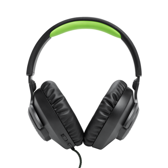 JBL Quantum 100X Console Wired Over-Ear Gaming Headset with Detachable Mic - Black/Green