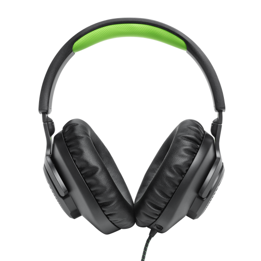 JBL Quantum 100X Console Wired Over-Ear Gaming Headset with Detachable Mic - Black/Green