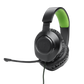 JBL Quantum 100X Console Wired Over-Ear Gaming Headset with Detachable Mic - Black/Green