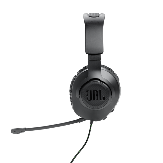 JBL Quantum 100X Console Wired Over-Ear Gaming Headset with Detachable Mic - Black/Green