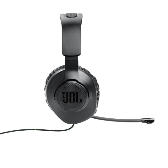 JBL Quantum 100X Console Wired Over-Ear Gaming Headset with Detachable Mic - Black/Green